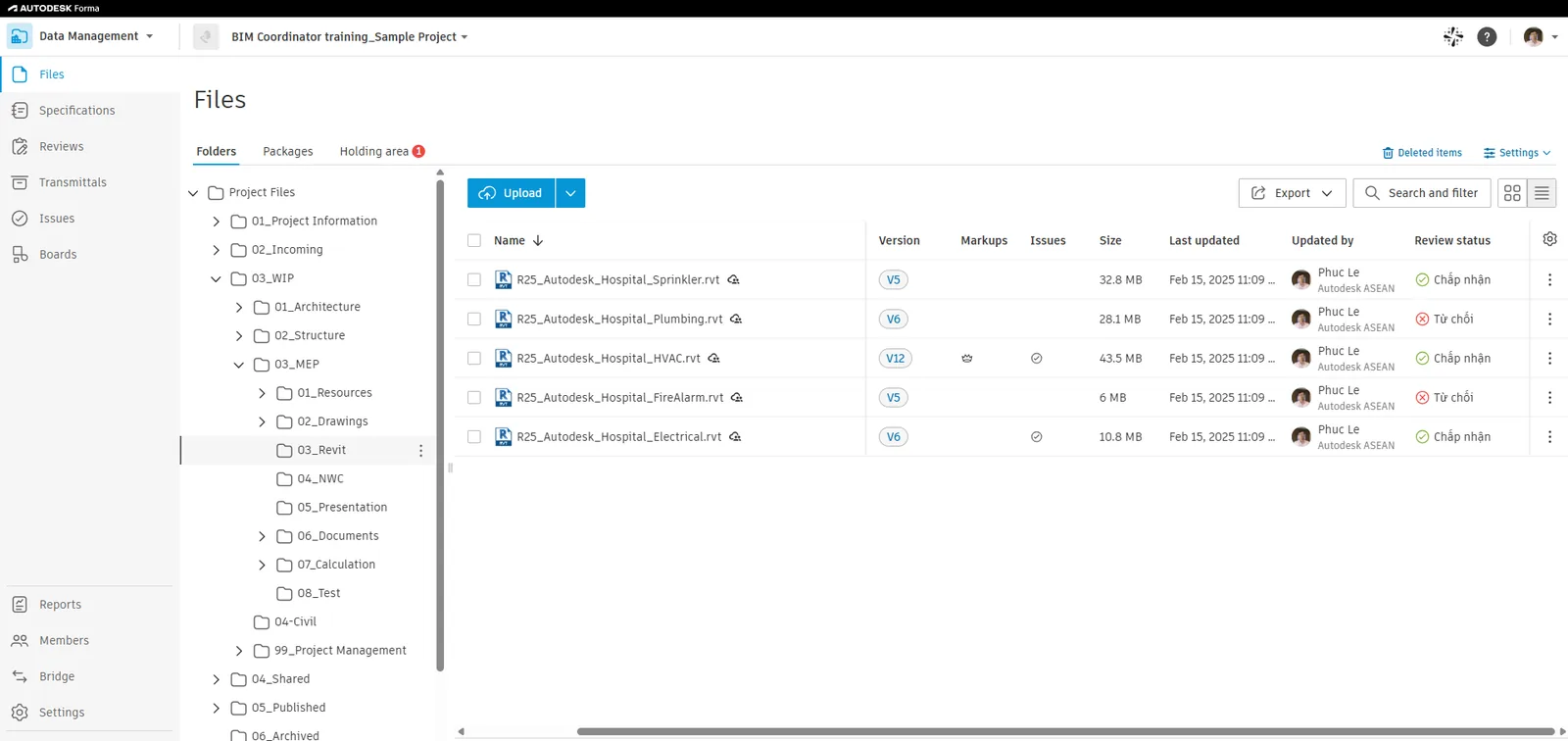 HÌNH SS-01 — Giao diện Data Management > Files